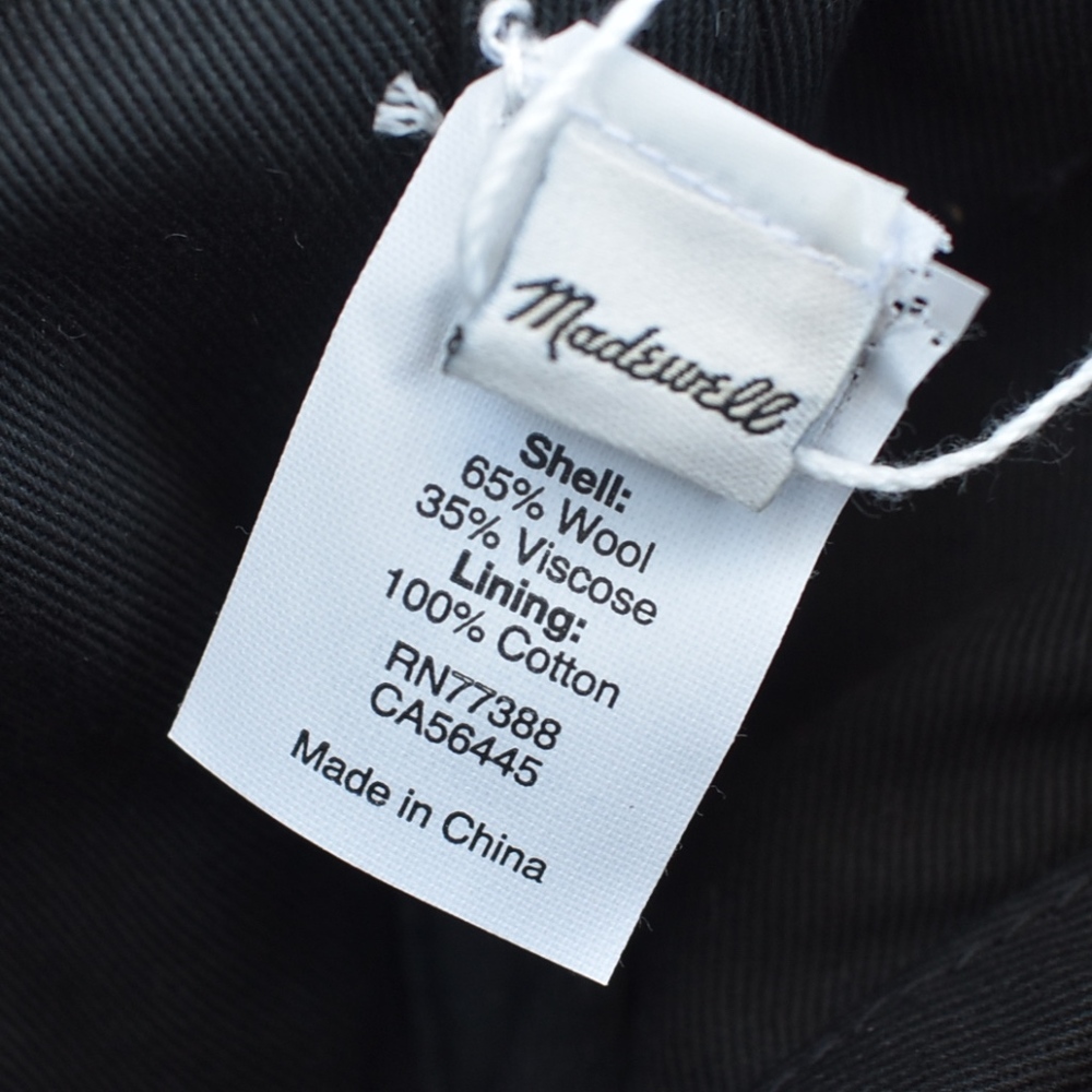 (Madewell) Wool Blend Baseball Cap - Picture 5 of 5